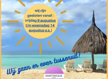 Vakantiesluiting zomer 2024